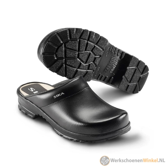 Afbeelding van Sika 149 Comfort antislip klomp OB met open hiel (moeiteloos aan- en uittrekken) - zwart