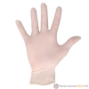 Afbeelding van Latex wegwerphandschoen gepoederd wit geschikt voor voeding en gezondheidszorg - 100 stuks