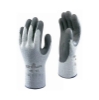Afbeelding van Slijtvaste Showa 451 handschoen gebreide voering latex palm - grijs/donkergrijs
