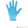 Afbeelding van Nitril wegwerphandschoenen blauw onpoederd en scheurvast - 100 stuks